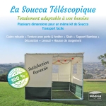 Soucca en kit Télescopique jusqu’à 3 Mètres